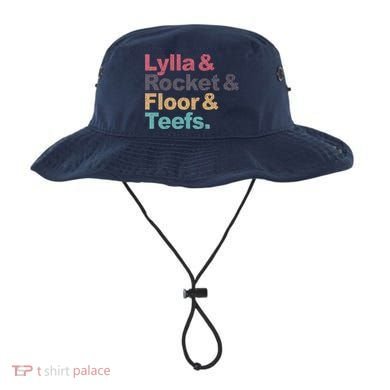 Lylla Rocket Raccoon Floor Teefs Vintage Retro Bucket Hat