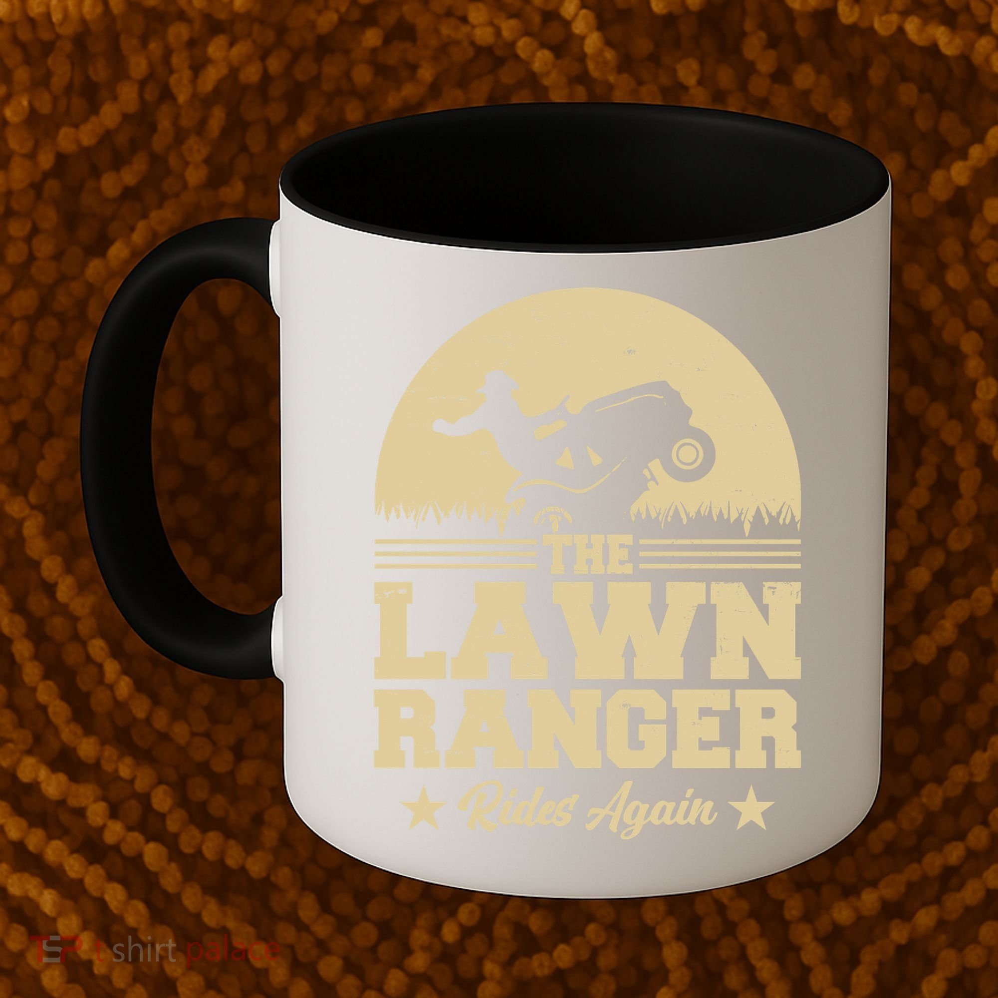 Lawn Ranger Rides Again Coffee Mug