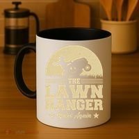 Lawn Ranger Rides Again Coffee Mug thumb 4