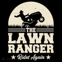 Lawn Ranger Rides Again Ornament thumb 1
