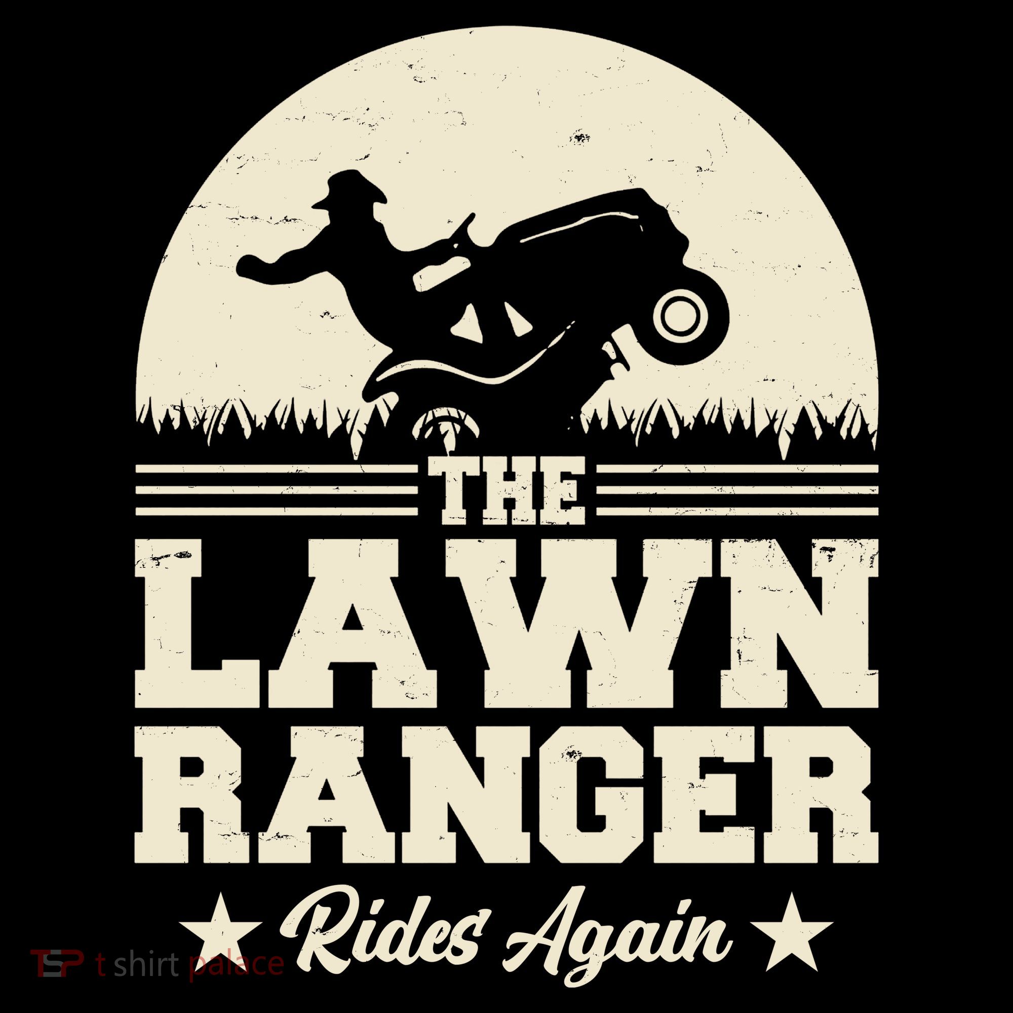 Lawn Ranger Rides Again Ornament