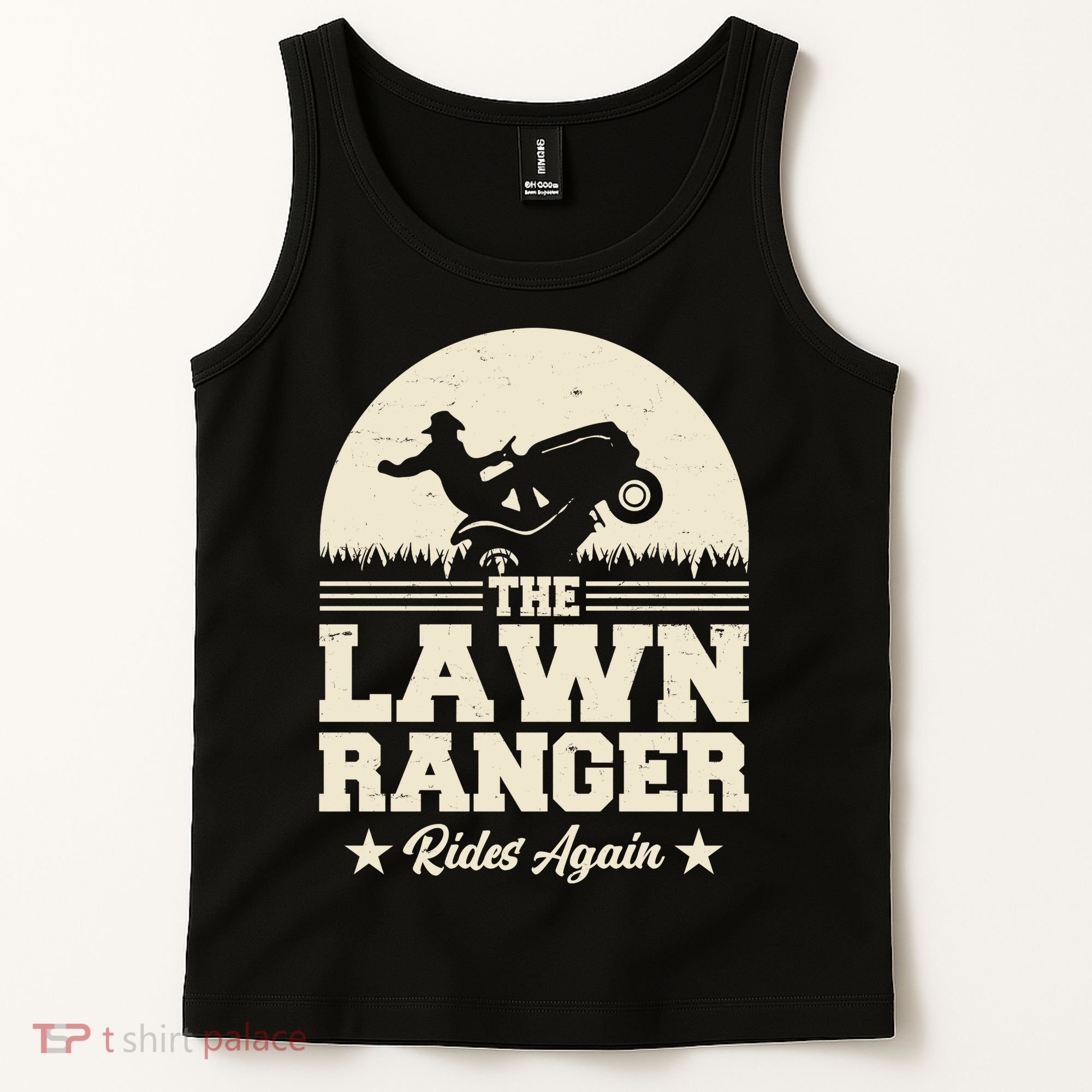 Lawn Ranger Rides Again Tank Top