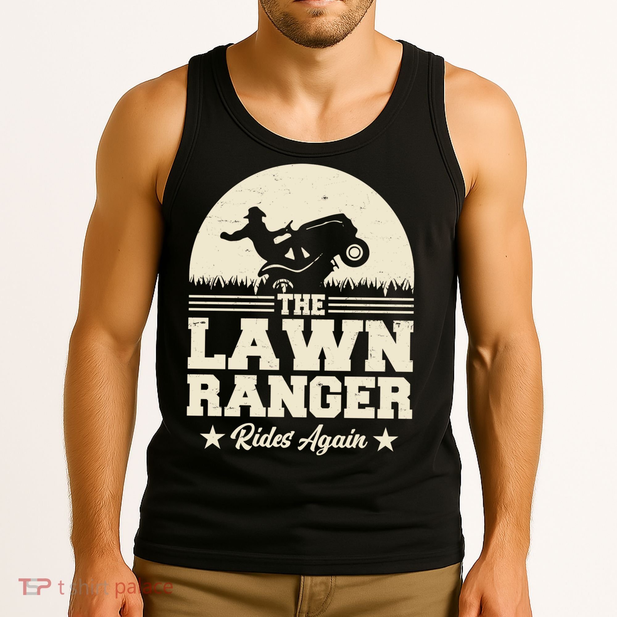 Lawn Ranger Rides Again Tank Top