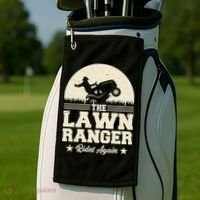 Lawn Ranger Rides Again Golf Towel thumb 2
