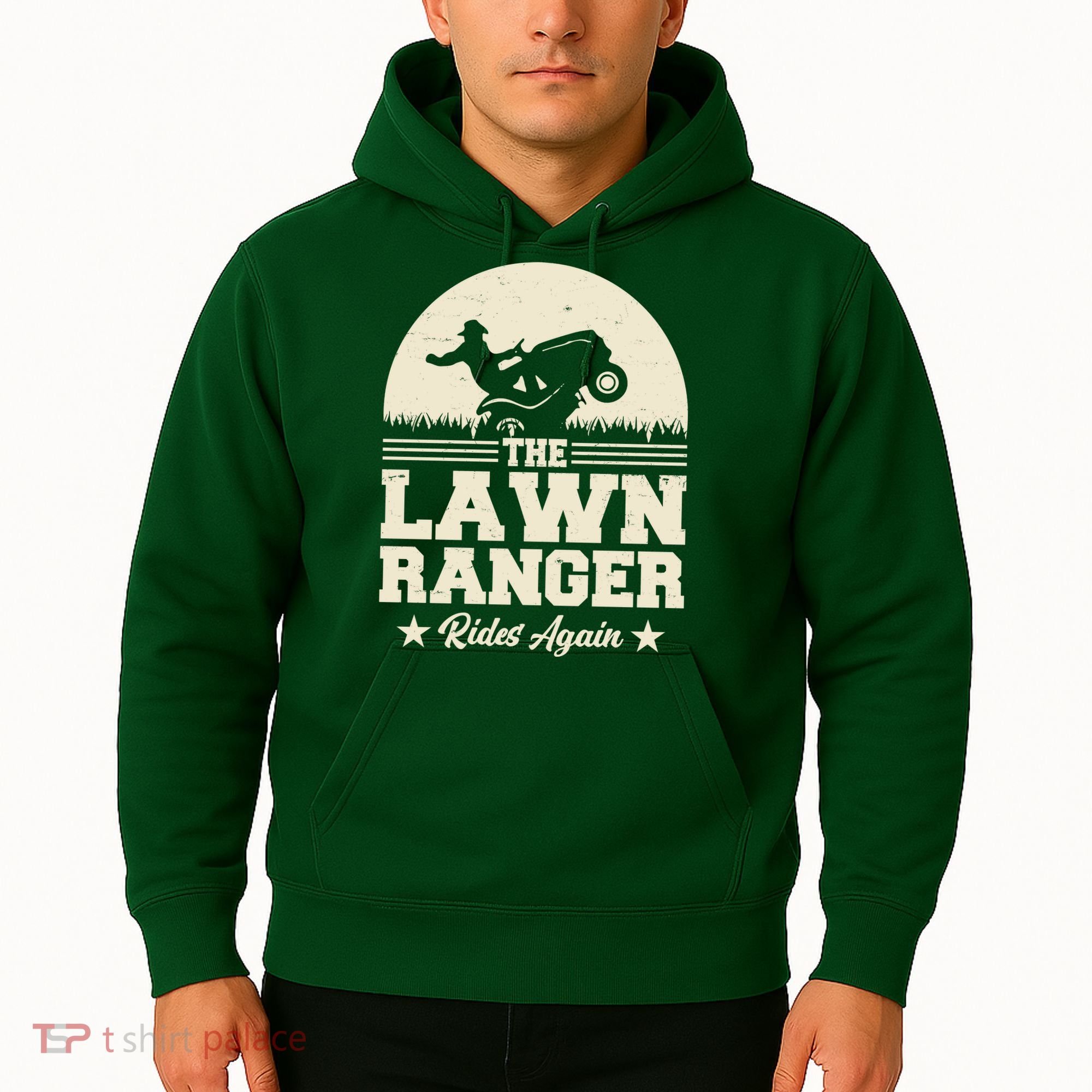 Lawn Ranger Rides Again Hoodie