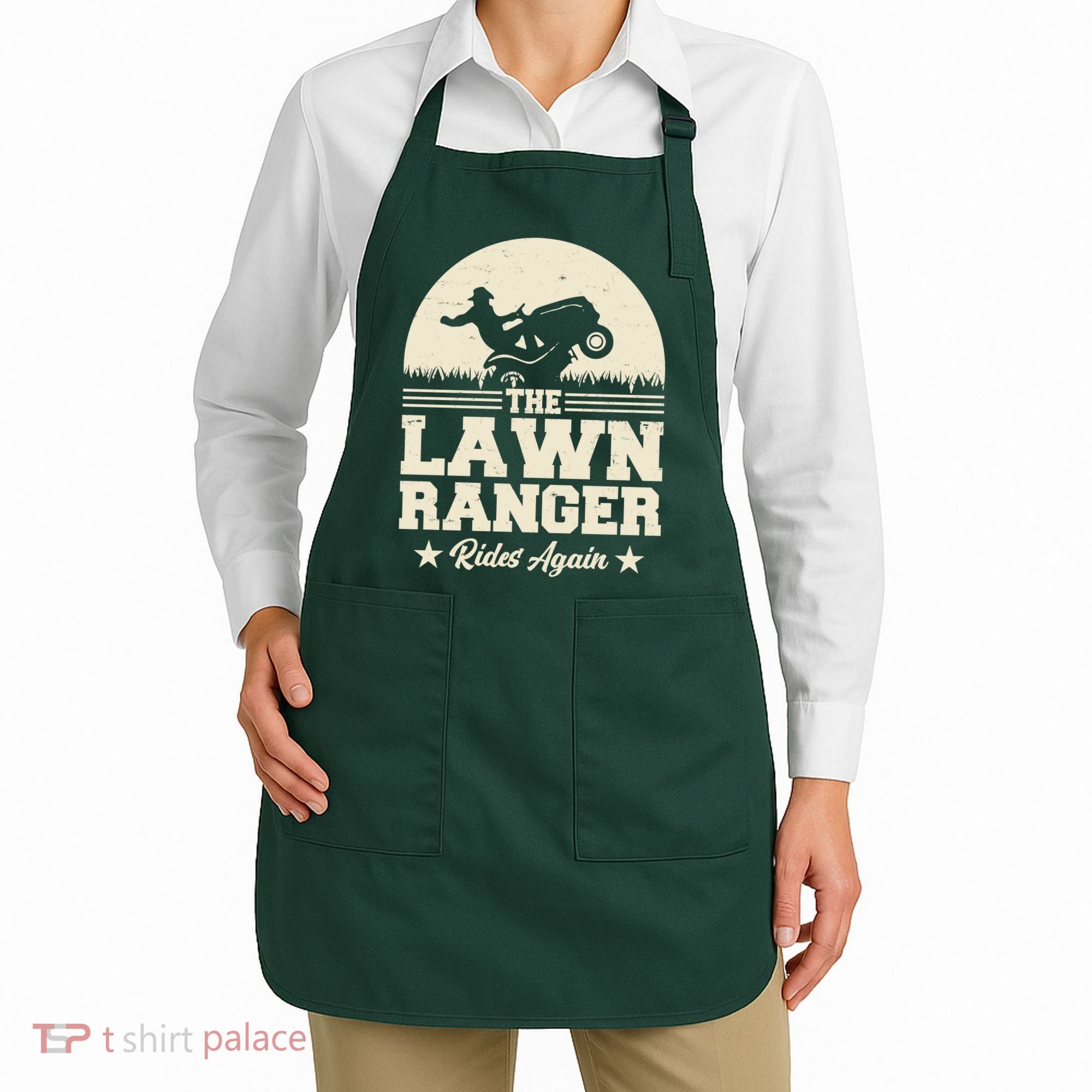 Lawn Ranger Rides Again Apron