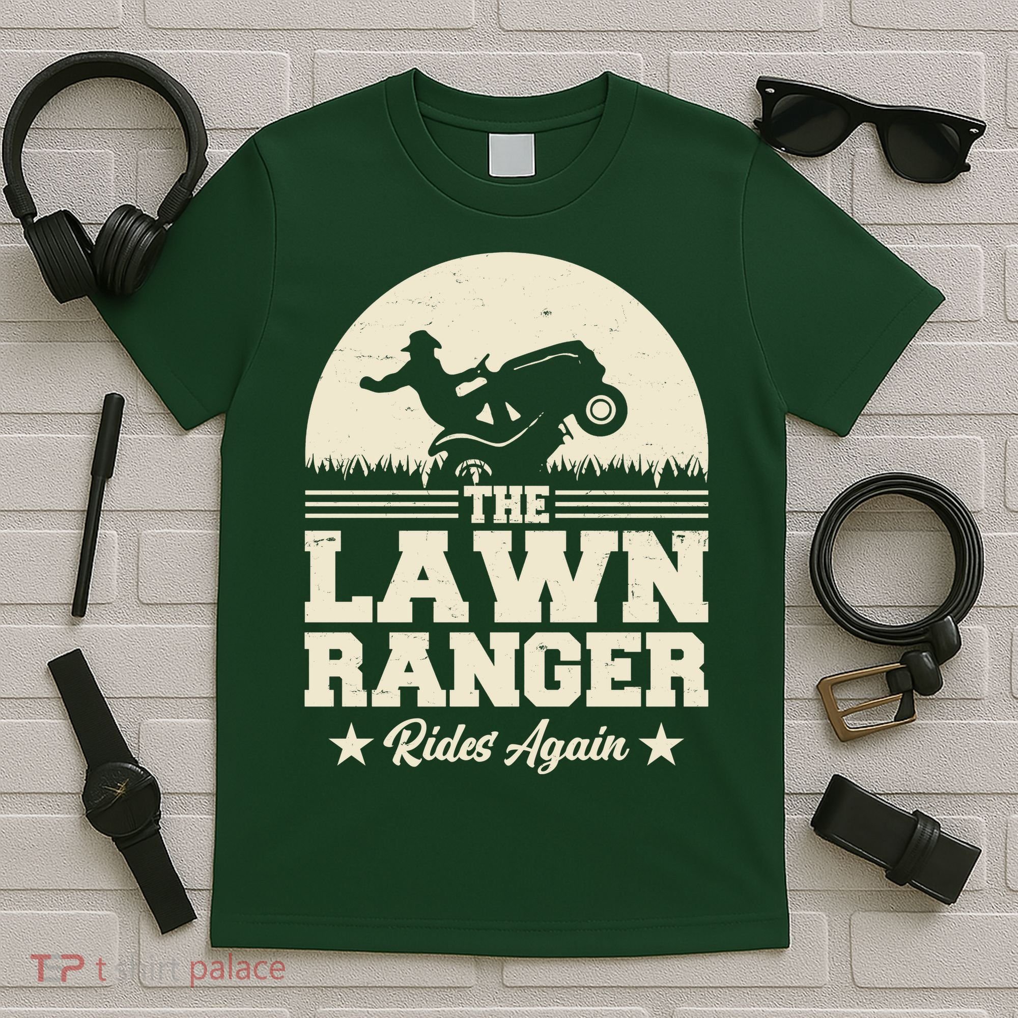 Lawn Ranger Rides Again T-Shirt