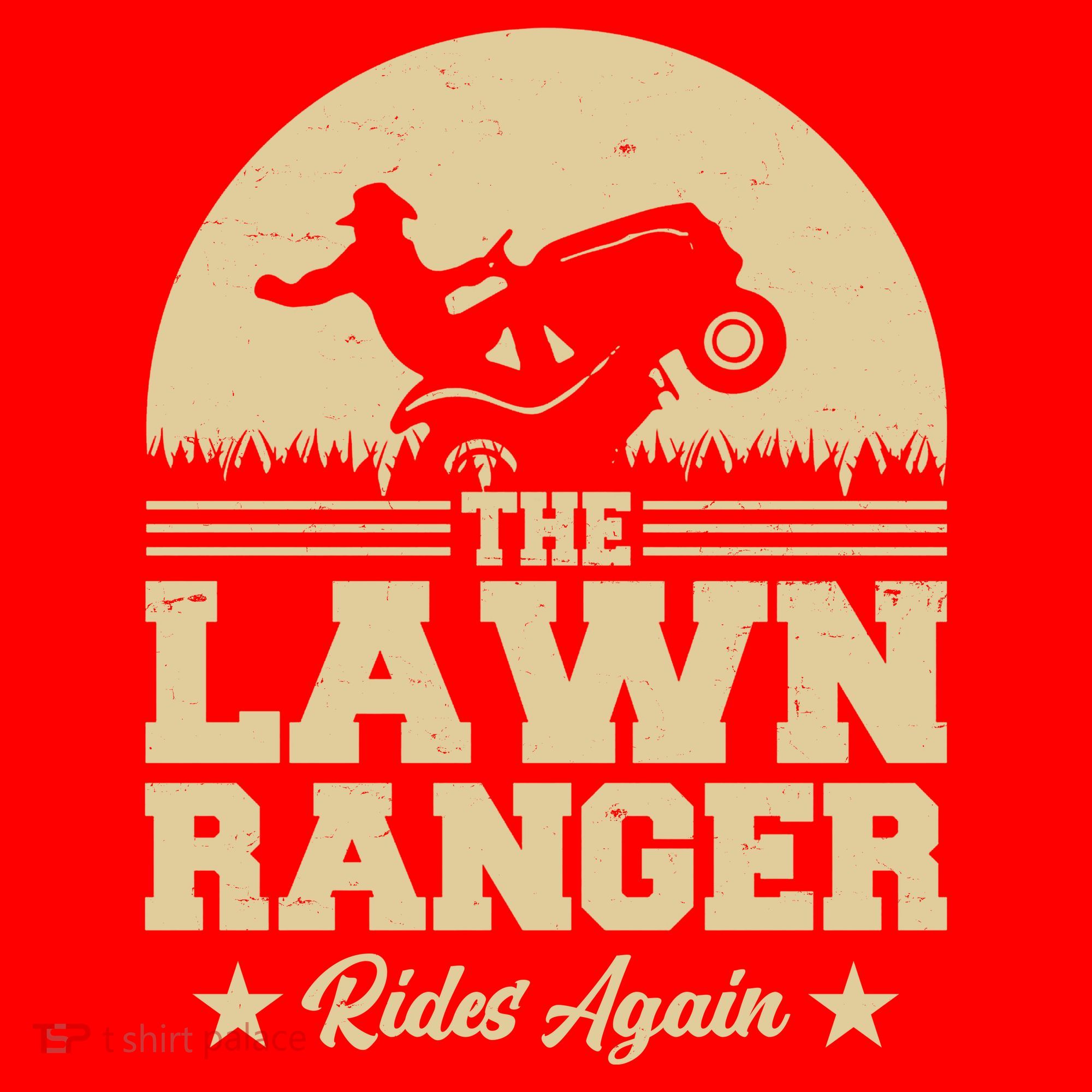 Lawn Ranger Rides Again Santa Hat