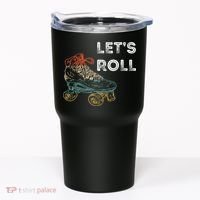 Let's Roll Roller Skating Roller Skater Skating Rink Tumbler thumb 0