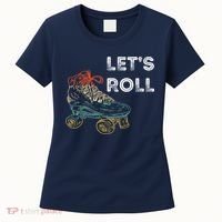 Let's Roll Roller Skating Roller Skater Skating Rink Women's T-Shirt thumb 0
