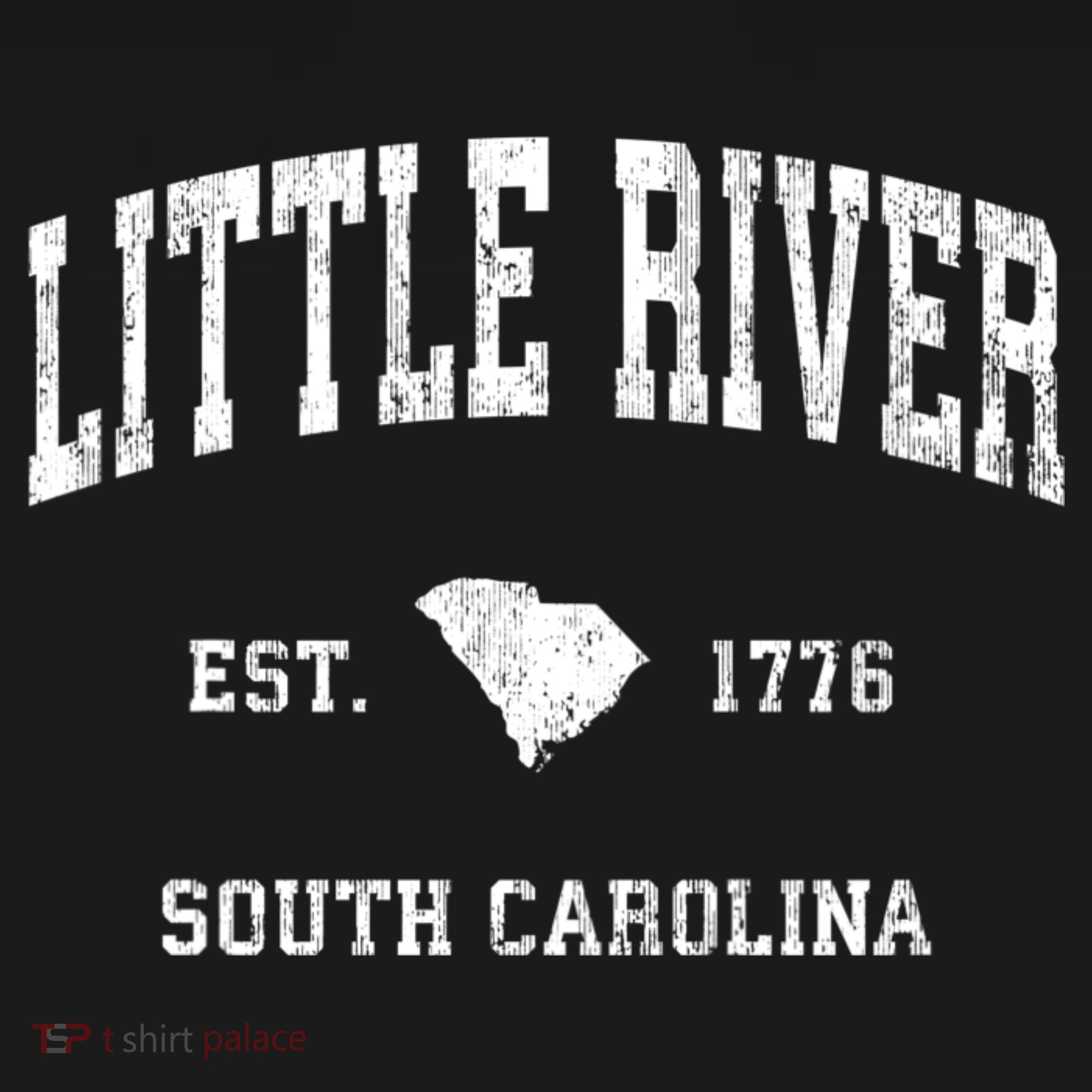 Little River South Carolina Sc Vintage Athletic Sports T-Shirt
