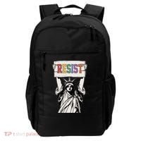 Liberal Resist Statue Of Liberty With Resist Feminist Backpack thumb 0