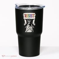 Liberal Resist Statue Of Liberty With Resist Feminist Tumbler thumb 0