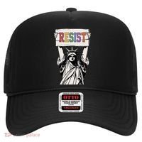 Liberal Resist Statue Of Liberty With Resist Feminist Hat thumb 0
