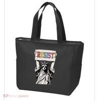 Liberal Resist Statue Of Liberty With Resist Feminist Tote Bag thumb 3