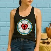 LUTHER ROSE SEAL LUTHERAN SYMBOL CHRISTIAN CROSS Women's Tank Top thumb 2