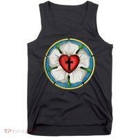 LUTHER ROSE SEAL LUTHERAN SYMBOL CHRISTIAN CROSS Tank Top thumb 0