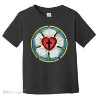 LUTHER ROSE SEAL LUTHERAN SYMBOL CHRISTIAN CROSS Toddler T-Shirt thumb 0