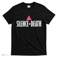 Lgbt Rights Silence Death Vintage Month Lgbt Pride T-Shirt thumb 0