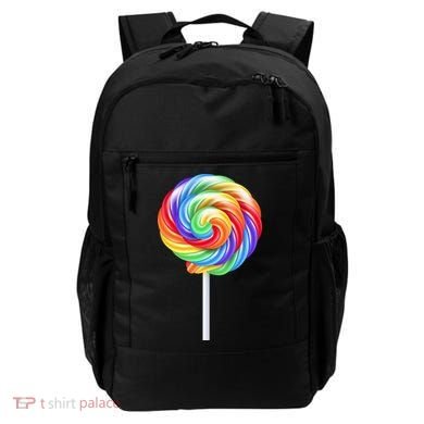 Lollipop Rainbow Sucker Candy Costume Halloween Backpack