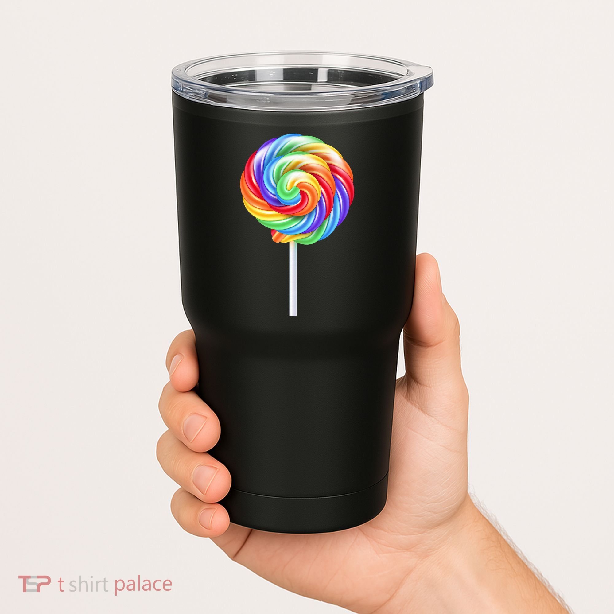 Lollipop Rainbow Sucker Candy Costume Halloween Tumbler