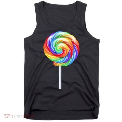 Lollipop Rainbow Sucker Candy Costume Halloween Tank Top