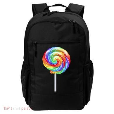 Lollipop Rainbow Sucker Candy Costume Halloween Backpack