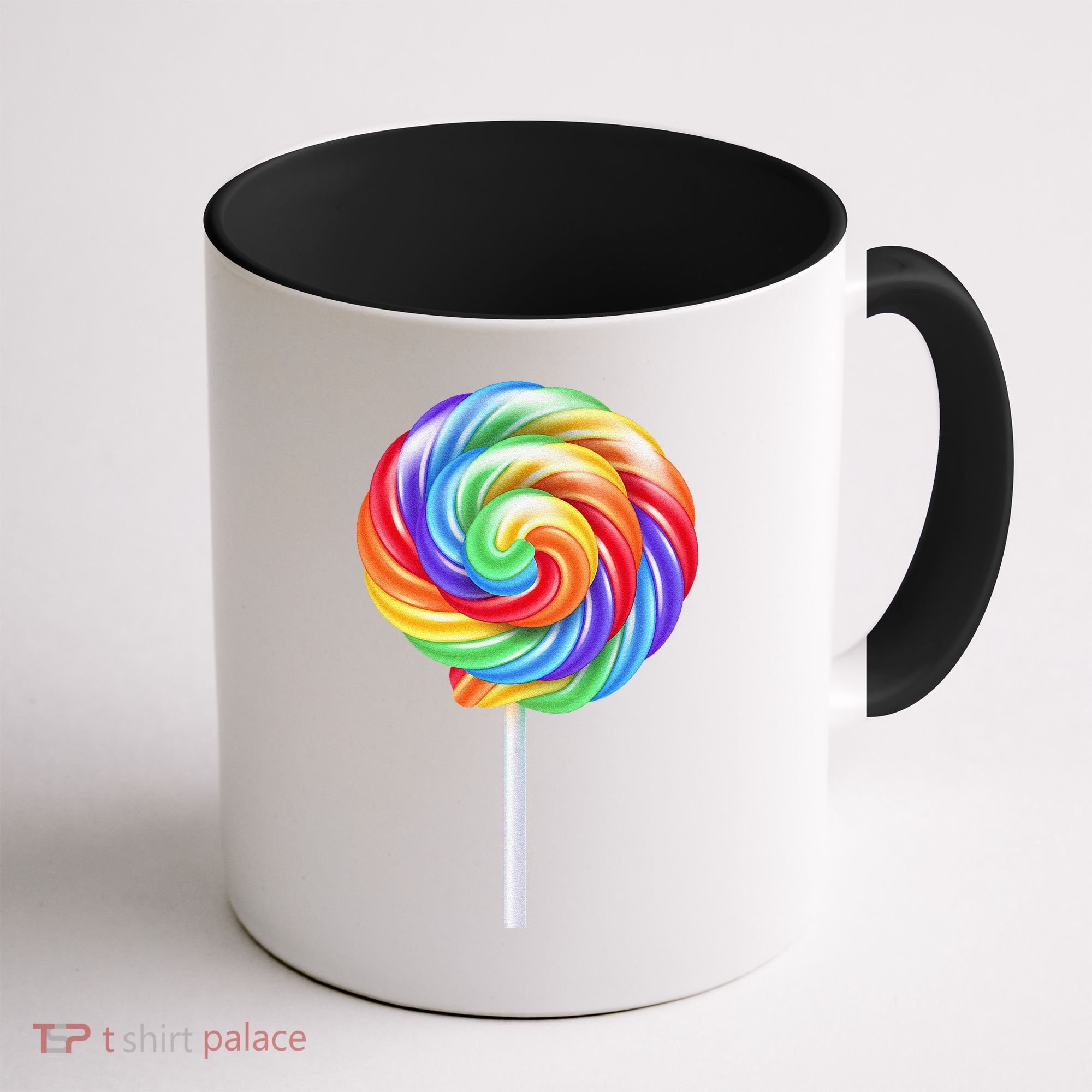 Lollipop Rainbow Sucker Candy Costume Halloween Coffee Mug