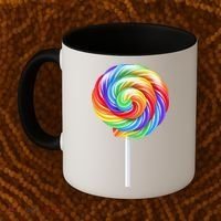 Lollipop Rainbow Sucker Candy Costume Halloween Coffee Mug thumb 2