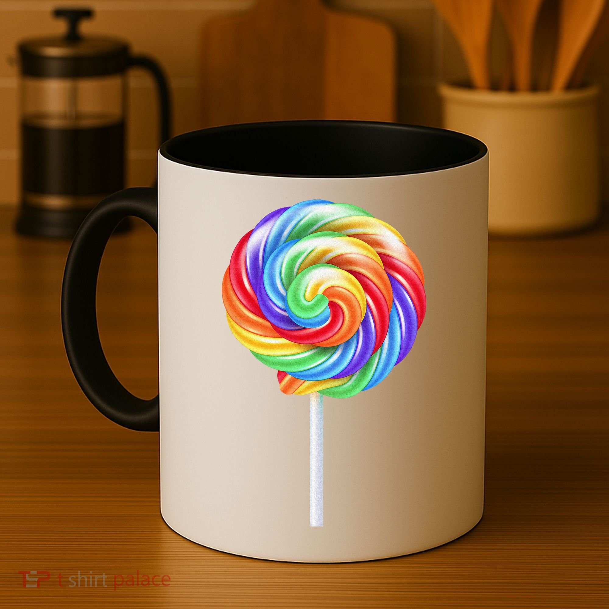 Lollipop Rainbow Sucker Candy Costume Halloween Coffee Mug