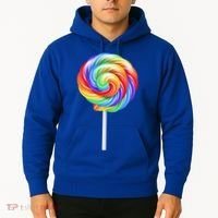 Lollipop Rainbow Sucker Candy Costume Halloween Hoodie thumb 2
