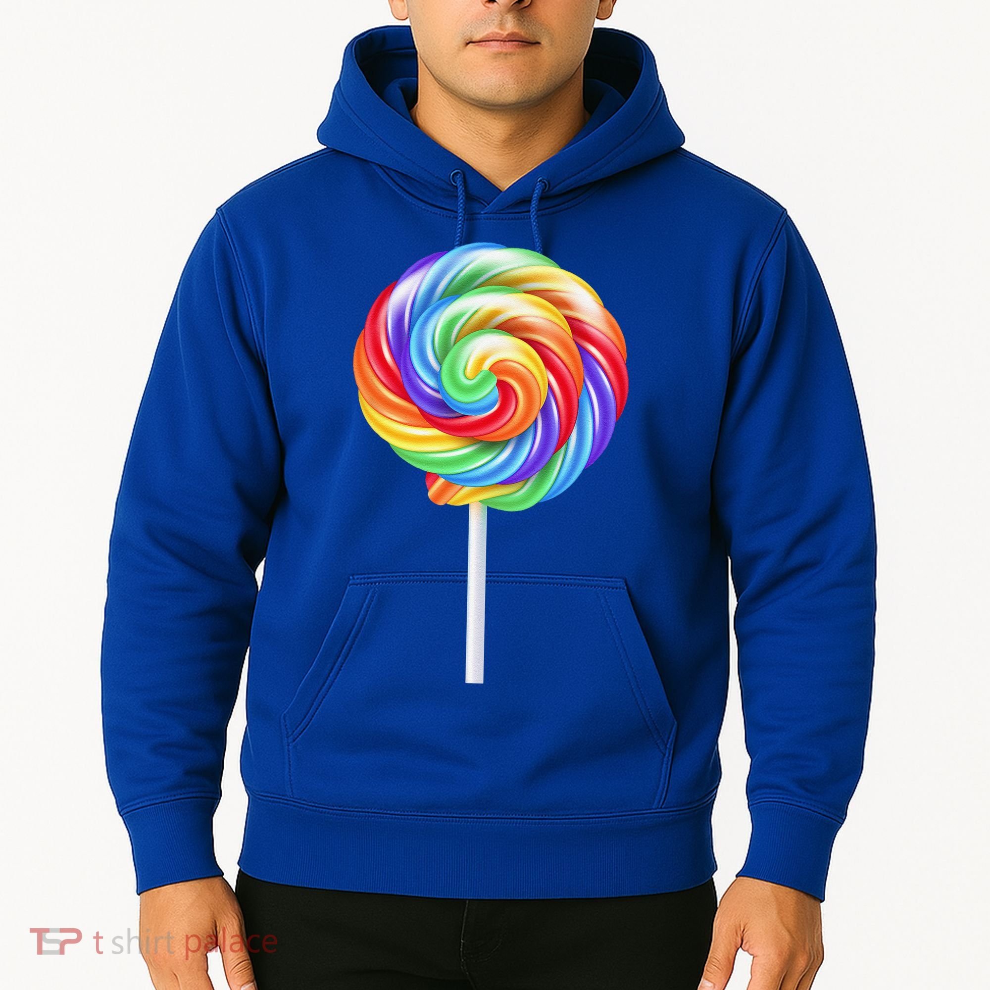 Lollipop Rainbow Sucker Candy Costume Halloween Hoodie