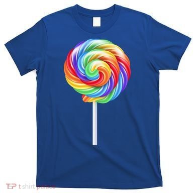 Lollipop Rainbow Sucker Candy Costume Halloween T-Shirt