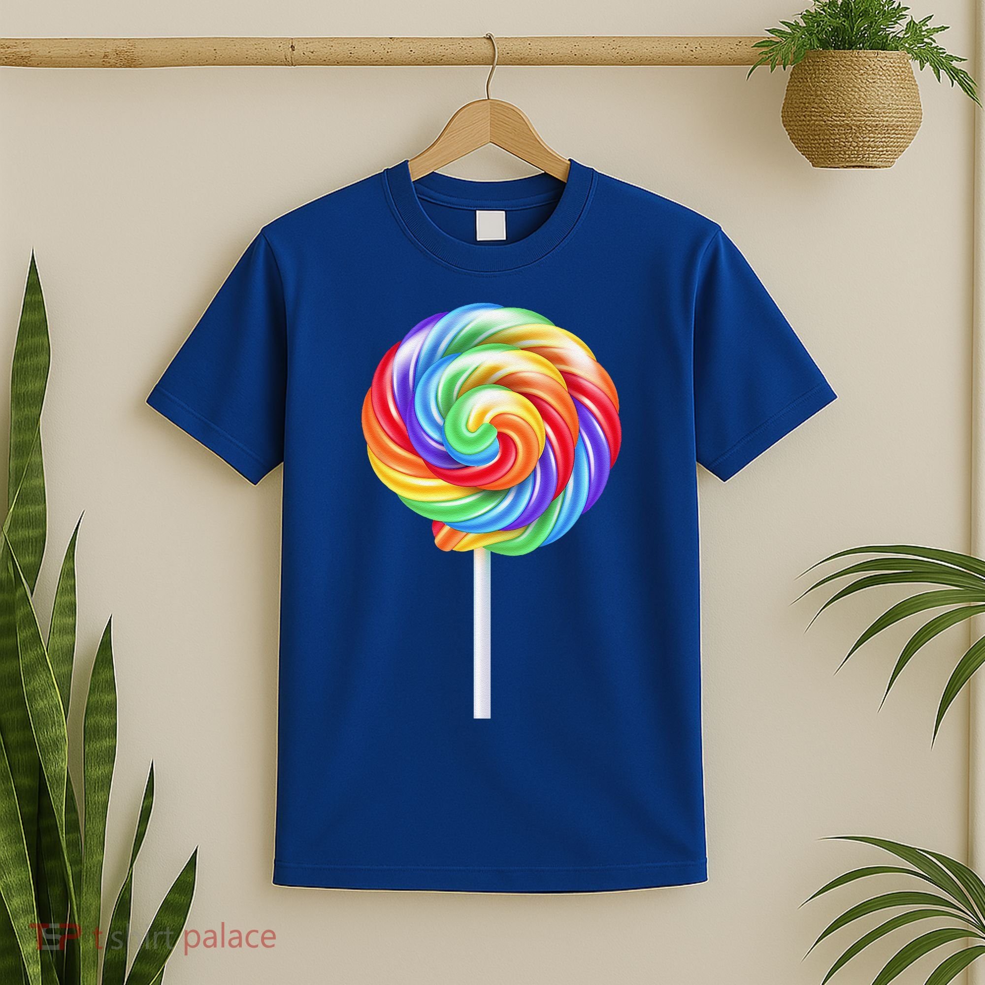 Lollipop Rainbow Sucker Candy Costume Halloween T-Shirt