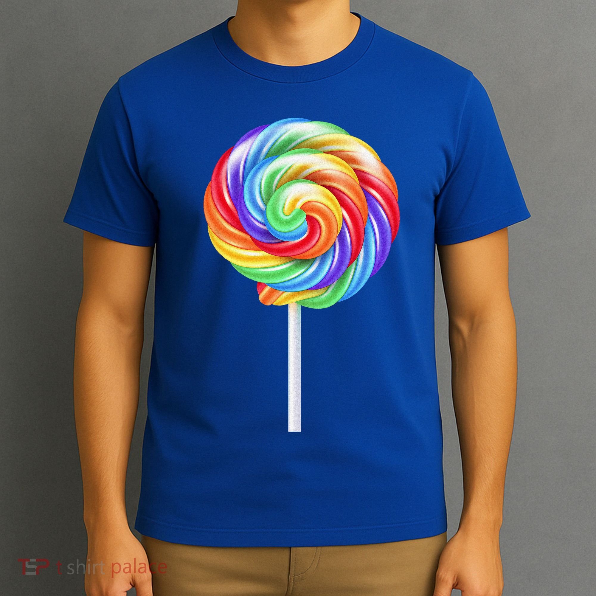 Lollipop Rainbow Sucker Candy Costume Halloween T-Shirt