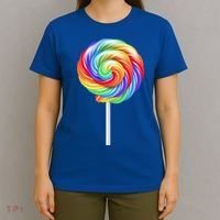 Lollipop Rainbow Sucker Candy Costume Halloween T-Shirt thumb 4