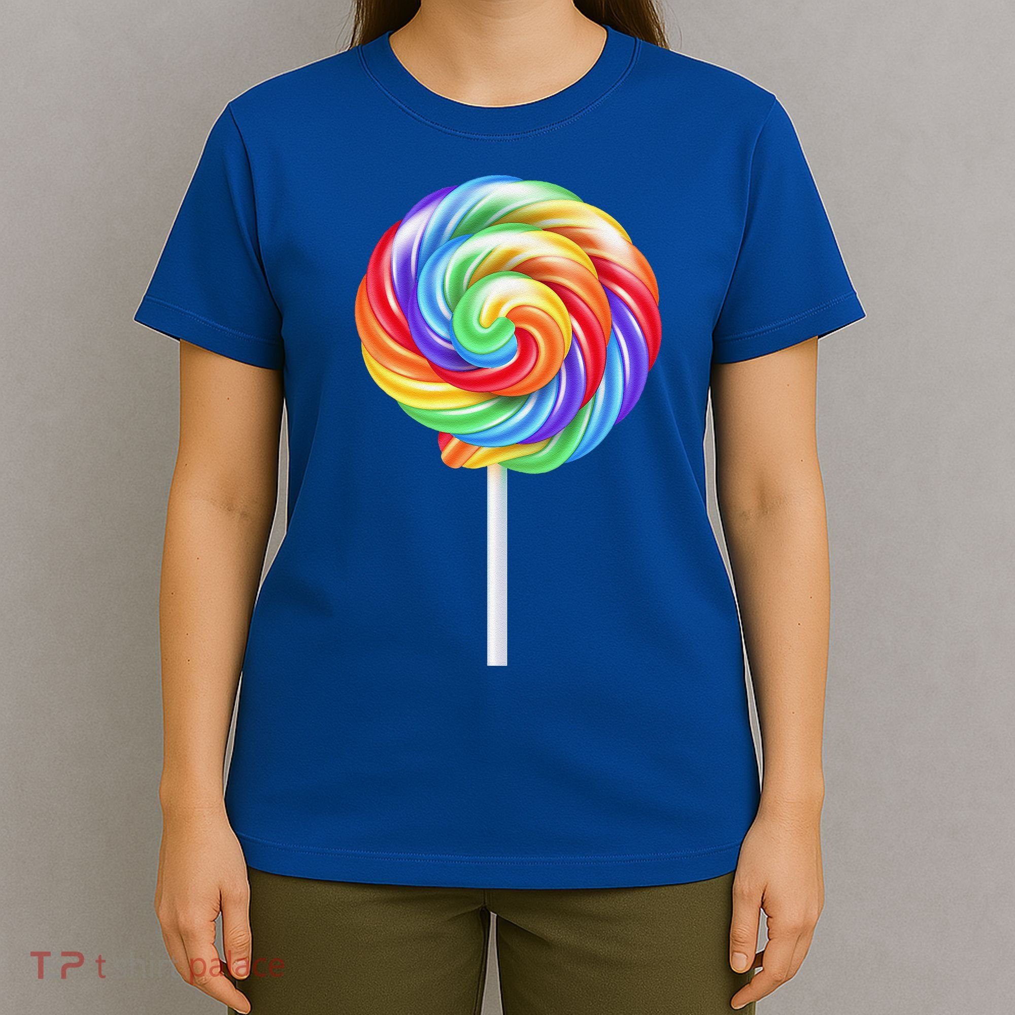Lollipop Rainbow Sucker Candy Costume Halloween T-Shirt