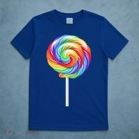 Lollipop Rainbow Sucker Candy Costume Halloween T-Shirt thumb 5