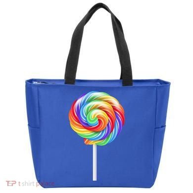 Lollipop Rainbow Sucker Candy Costume Halloween Tote Bag