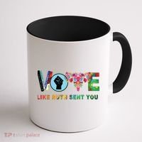 Like Ruth Sent You I Dissent Vote Coffee Mug thumb 1