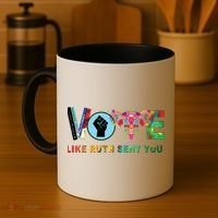 Like Ruth Sent You I Dissent Vote Coffee Mug thumb 4