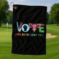 Like Ruth Sent You I Dissent Vote Golf Towel thumb 1