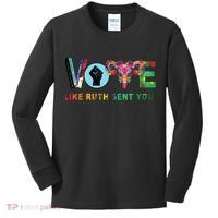 Like Ruth Sent You I Dissent Vote Kids Long Sleeve Shirt thumb 0