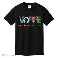 Like Ruth Sent You I Dissent Vote Kids T-Shirt thumb 0