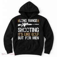 Long Range Shooting It's Like Golf But Sniper Hoodie thumb 0