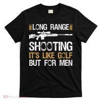 Long Range Shooting It's Like Golf But Sniper T-Shirt thumb 0
