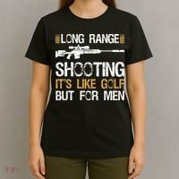 Long Range Shooting It's Like Golf But Sniper T-Shirt thumb 4