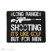 Long Range Shooting It's Like Golf But Sniper Mousepad thumb 0