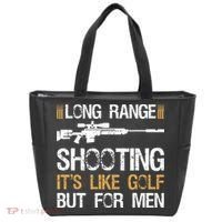Long Range Shooting It's Like Golf But Sniper Tote Bag thumb 0