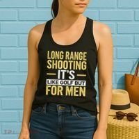 Long Range Shooting Its Like Golf But Women's Tank Top thumb 2